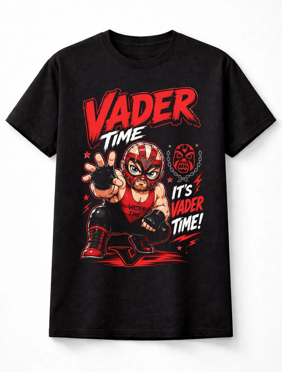 Vader It's Vader Time Wrestling Legend Retro Graphic Unisex T-Shirt