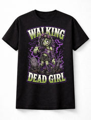 Walking Dead Girl Zombie Gothic Halloween Horror Unisex T-Shirt
