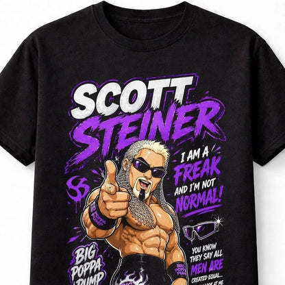 Scott Steiner Big Poppa Pump Wrestling Graphic Retro Unisex T-Shirt