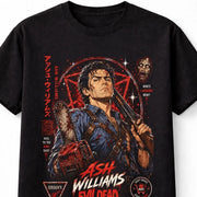 Anime Ash Williams Evil Dead Horror Movie Graphic Unisex T-Shirt