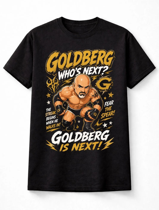 Goldberg Who's Next You're Next Wrestling Legend Retro Graphic Unisex T-Shirt