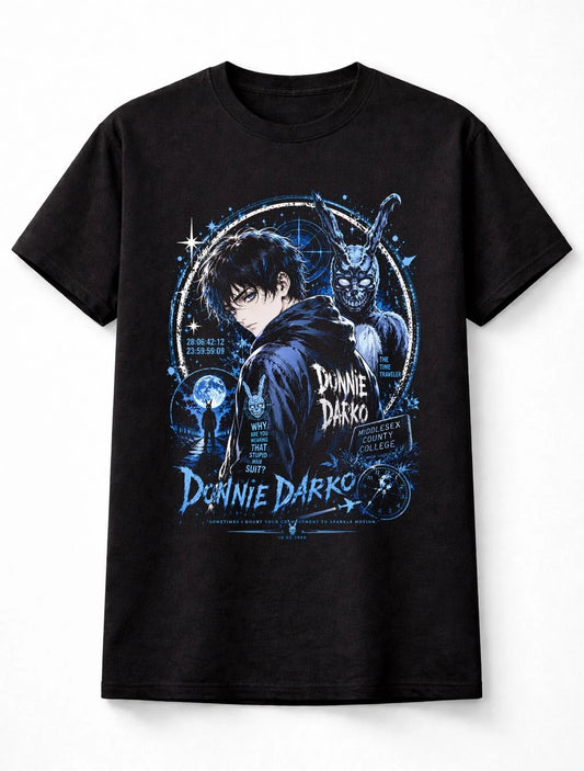 Anime Donnie Darko Frank Time Travel Cult Movie Graphic Unisex T-Shirt