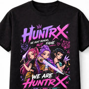Huntrx Anime K-Pop Demon Hunters Graphic Unisex T-Shirt