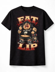 Fat Lip Punk Rock Skateboard Graphic Funny Unisex T-Shirt