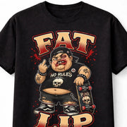 Fat Lip Punk Rock Skateboard Graphic Funny Unisex T-Shirt