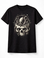 Kraken Skull Octopus Gothic Horror Ocean Graphic Unisex T-Shirt