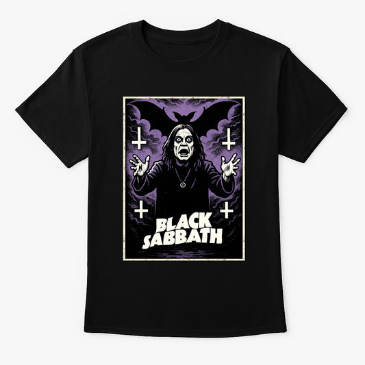 Black Sabbath “Bat Wings” Tribute Unisex T-Shirt – Classic Heavy Metal Band Retro Graphic Tee