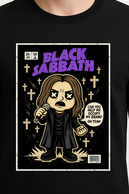 Black Sabbath “Paranoid” Unisex T-Shirt – Heavy Metal Pioneer Classic Rock Legend Graphic Tee