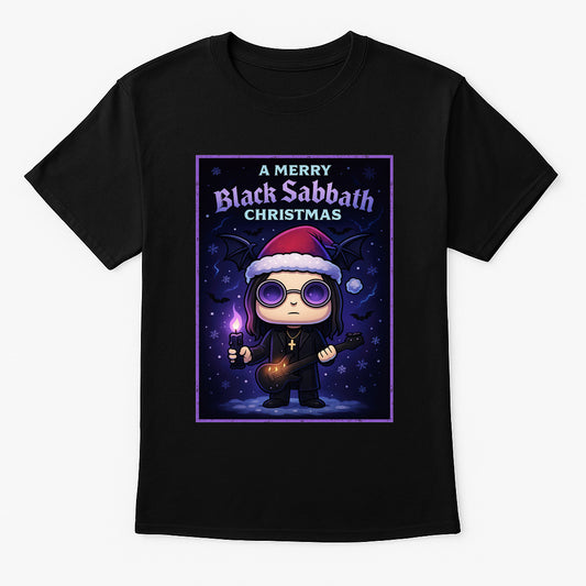 Black Sabbath Merry Christmas Unisex Christmas T-Shirt or Hoodie