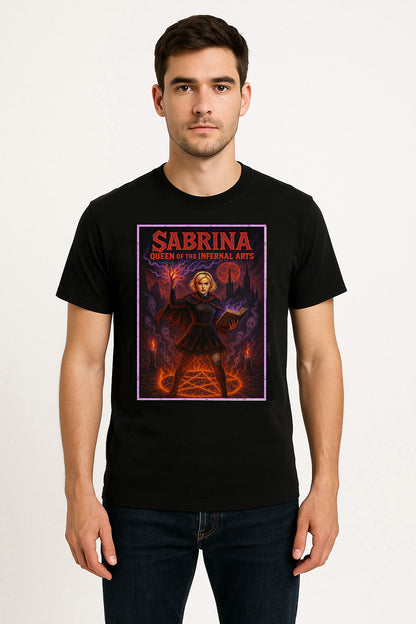 Sabrina Queen of the Infernal Arts Unisex T-Shirt – Dark Occult Witchcraft Graphic Tee