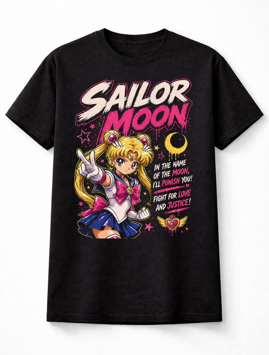 Sailor Moon Usagi Tsukino Magical Girl Anime Graphic Adults & Kids Unisex T-Shirt