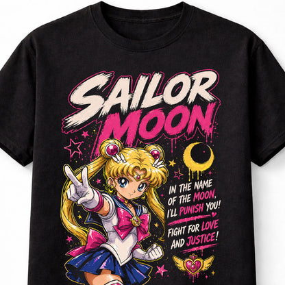 Sailor Moon Usagi Tsukino Magical Girl Anime Graphic Adults & Kids Unisex T-Shirt