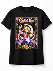 Sailor Moon Usagi Tsukino Magical Girl Anime Manga Luna Black Unisex T-Shirt