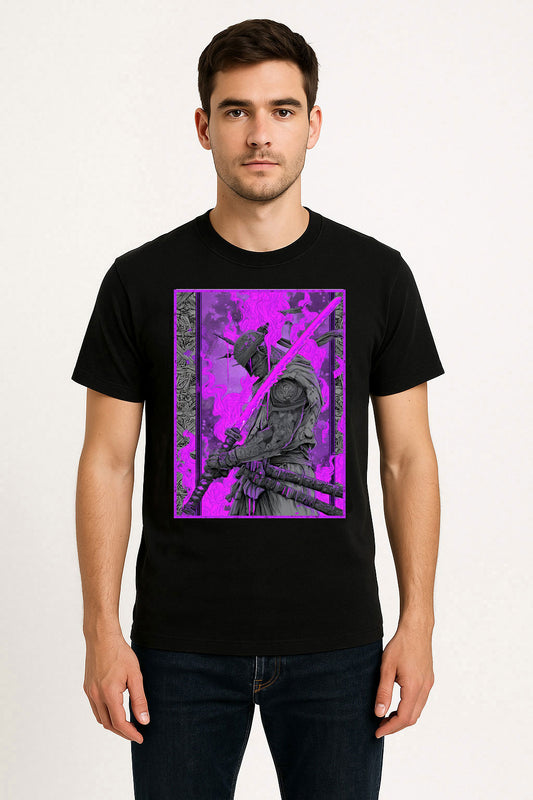 Cursed Samurai Warrior Gothic Horror Dark Alternative Unisex T-Shirt