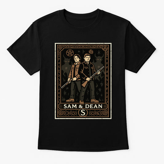 Sam and Dean Retro Supernatural Unisex T-Shirt Monster Hunter TV Tee