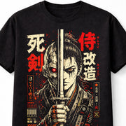 Cyber Samurai Anime Warrior Japanese Manga Graphic Unisex T-Shirt