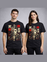 Cyber Samurai Anime Warrior Japanese Manga Graphic Unisex T-Shirt