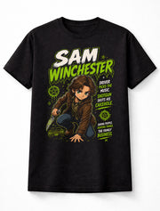Sam Winchester Supernatural Hunter Graphic Tee TV Series Shirt Unisex Adults & Kids T-Shirt