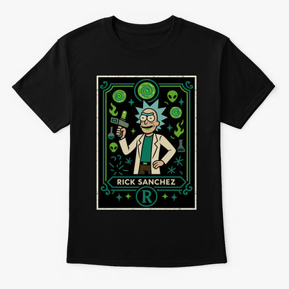 Rick Sanchez Retro Cartoon Unisex T-Shirt Rick and Morty Scientist Tee