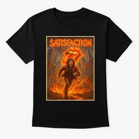The Rolling Stones – (I Can’t Get No) Satisfaction Unisex T-Shirt Classic Rock Merch Tee