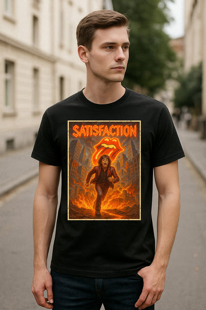 The Rolling Stones – (I Can’t Get No) Satisfaction Unisex T-Shirt Classic Rock Merch Tee