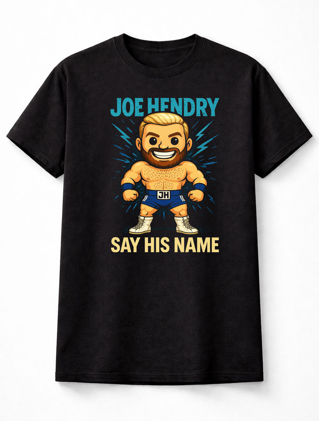 Joe Hendry “Say His Name” Cartoon Wrestling Adults & Kids Unisex T-Shirt