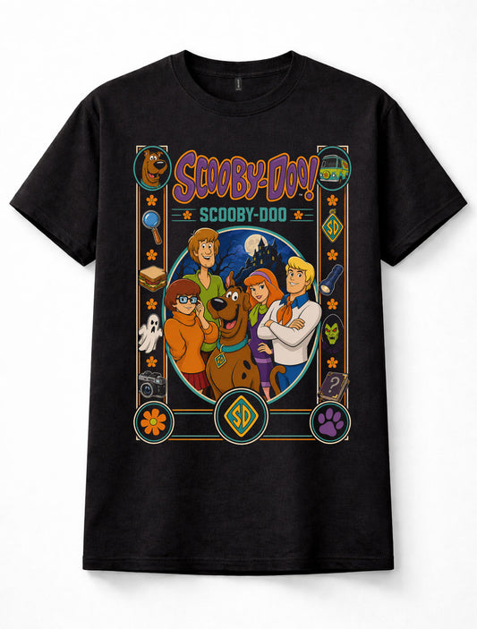 Scooby-Doo Mystery Inc Cartoon Hanna-Barbera Graphic Unisex T-Shirt