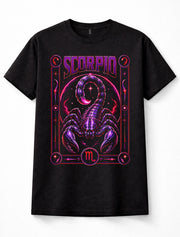 Scorpio Zodiac Scorpion Astrology Horoscope Star Sign Celestial Unisex T-Shirt