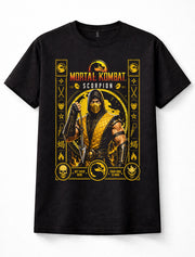 Mortal Kombat Scorpion Ninja Fighting Game Gamer Unisex T-Shirt