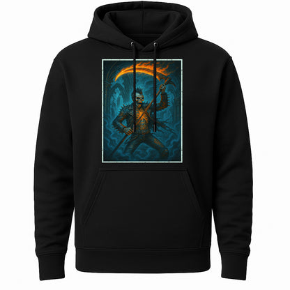 Flame Scythe Reaper Punk Gothic Horror Dark Alternative Unisex T-Shirt