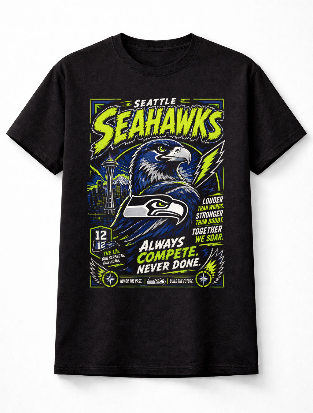 Seattle Seahawks NFL Football Fan Gift 12s Pride Unisex T-Shirt