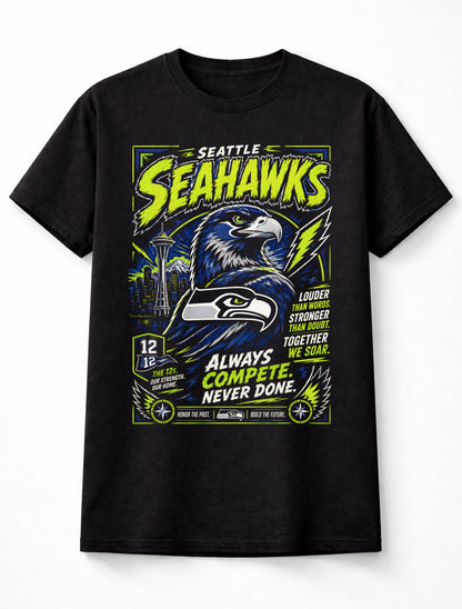 Seattle Seahawks NFL Football Fan Gift 12s Pride Unisex T-Shirt