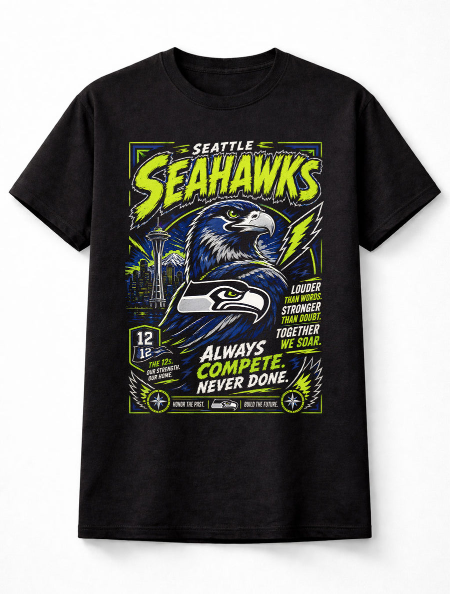 Seattle Seahawks NFL Football Fan Gift 12s Pride Unisex T-Shirt