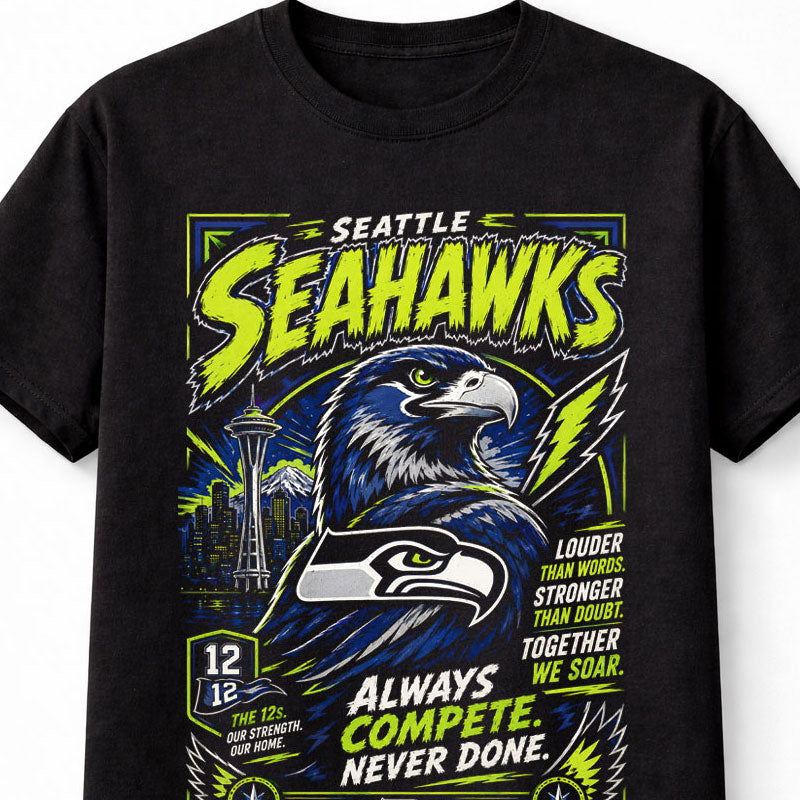 Seattle Seahawks NFL Football Fan Gift 12s Pride Unisex T-Shirt