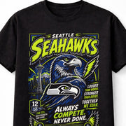 Seattle Seahawks NFL Football Fan Gift 12s Pride Unisex T-Shirt