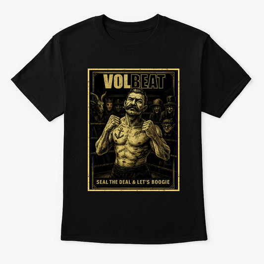 Volbeat – Seal the Deal & Let’s Boogie Unisex T-Shirt Rockabilly Metal Merch Tee