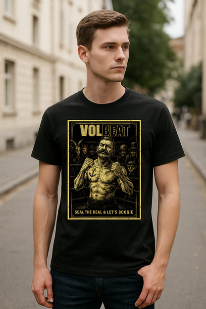 Volbeat – Seal the Deal & Let’s Boogie Unisex T-Shirt Rockabilly Metal Merch Tee