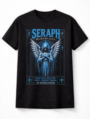 Seraph Angel Holy Fire Christian Celestial Gothic Graphic Unisex T-Shirt