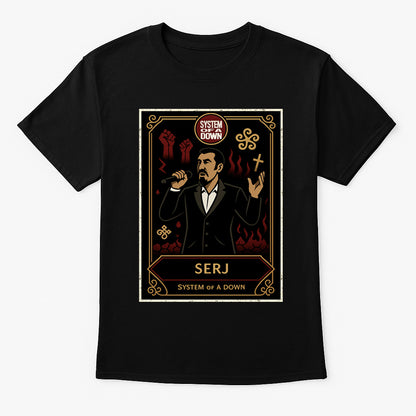 System of a Down Serj Tankian Retro Unisex T-Shirt Alternative Metal Tee
