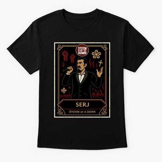 System of a Down Serj Tankian Retro Unisex T-Shirt Alternative Metal Tee