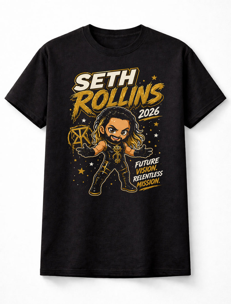 Seth Rollins Visionary Architect WWE Wrestling Graphic Unisex T-Shirt