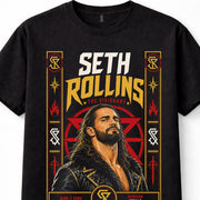 Seth Rollins WWE Visionary Burn It Down Wrestling Unisex T-Shirt