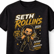 Seth Rollins Visionary Architect WWE Wrestling Graphic Unisex T-Shirt
