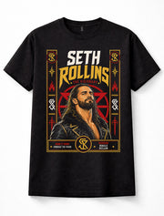 Seth Rollins WWE Visionary Burn It Down Wrestling Unisex T-Shirt