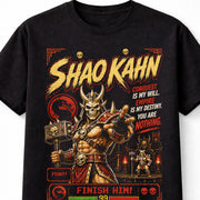 Mortal Kombat Shao Kahn Retro Arcade Villain Unisex T-Shirt