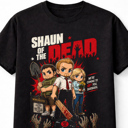 Shaun of the Dead Zombie Comedy Horror Graphic Tee British Movie Shirt Unisex Adults & Kids T-Shirt