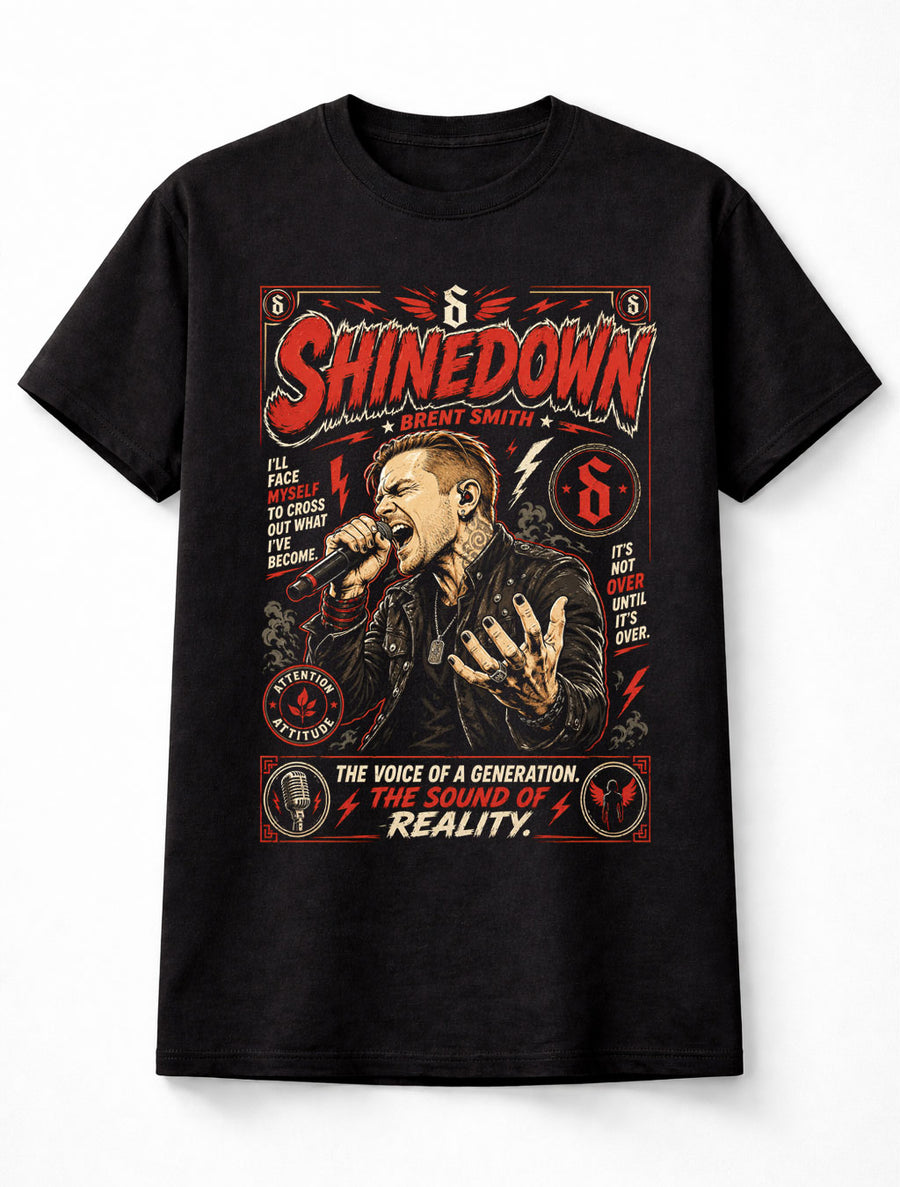 Shinedown Brent Smith Sound Of Madness Graphic Rock Unisex T-Shirt