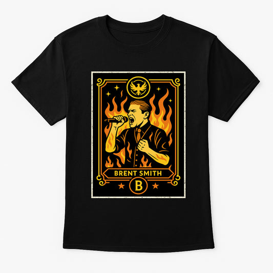 Shinedown Brent Smith Retro Rock Unisex T-Shirt Hard Rock Band Tee