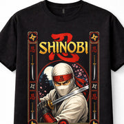 Shinobi Sega Joe Musashi Ninja Samurai Retro Arcade Gaming Unisex T-Shirt