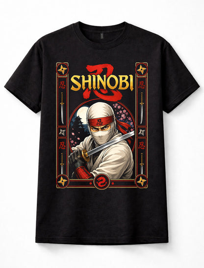 Shinobi Sega Joe Musashi Ninja Samurai Retro Arcade Gaming Unisex T-Shirt